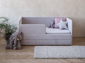 Диван-кровать Happy (светло-серый) в Нерюнгри - neryungri.mebel-nsk.ru | фото
