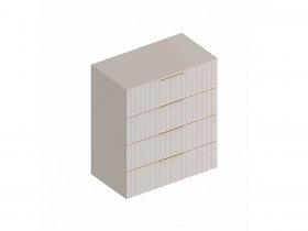 Комод с 4 ящ. «Тефия» (тефия/софт сантьяго) в Нерюнгри - neryungri.mebel-nsk.ru | фото