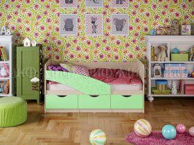 Кровать детская Бабочки 1,8 м в Нерюнгри - neryungri.mebel-nsk.ru | фото