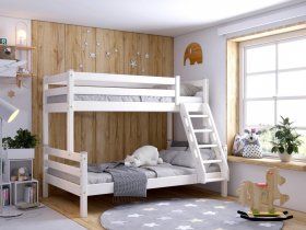 Кровать двухъярусная Адель (белый) в Нерюнгри - neryungri.mebel-nsk.ru | фото