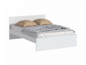 Кровать двуспальная 1,4м Бруклин СБ-3353 (белый) в Нерюнгри - neryungri.mebel-nsk.ru | фото