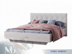 Кровать двуспальная 1,6м Кимберли КР-13 в Нерюнгри - neryungri.mebel-nsk.ru | фото