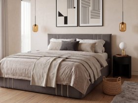 Кровать двуспальная 1,6м с подъем. мех. Леванте в Нерюнгри - neryungri.mebel-nsk.ru | фото