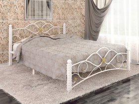 Кровать двуспальная Гарда-3 на металлокаркасе 1,4 м в Нерюнгри - neryungri.mebel-nsk.ru | фото