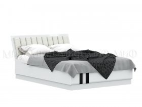 Кровать двуспальная с подъем.мех. 1,6м Магнолия в Нерюнгри - neryungri.mebel-nsk.ru | фото