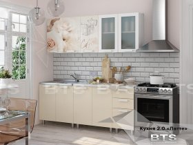 Кухонный гарнитур Латте (BTS) в Нерюнгри - neryungri.mebel-nsk.ru | фото