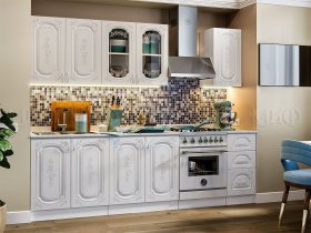 Кухонный гарнитур Лиза-2 (белый) в Нерюнгри - neryungri.mebel-nsk.ru | фото