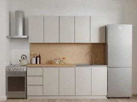 Кухонный гарнитур Мори 2,0 м (сатин) в Нерюнгри - neryungri.mebel-nsk.ru | фото