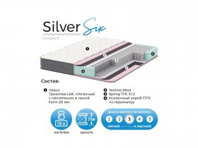 Матрас Silver Six в Нерюнгри - neryungri.mebel-nsk.ru | фото