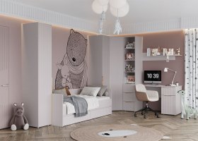 Модульная детская «Тефия» (тефия/софт сантьяго) в Нерюнгри - neryungri.mebel-nsk.ru | фото