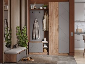 Модульная прихожая Орегон в Нерюнгри - neryungri.mebel-nsk.ru | фото