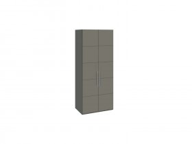 Шкаф для одежды с 2 дверями Наоми (джут/фон серый) СМ-208.07.03 в Нерюнгри - neryungri.mebel-nsk.ru | фото