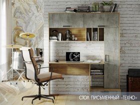 Стол письменный  Техно в Нерюнгри - neryungri.mebel-nsk.ru | фото